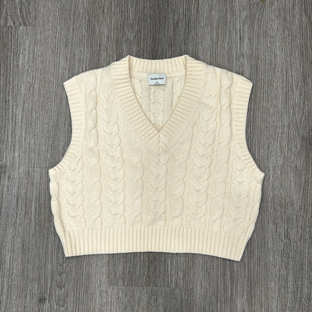 Sunday Best Winston Sweater Vest Size XS - Picture 5 of 10